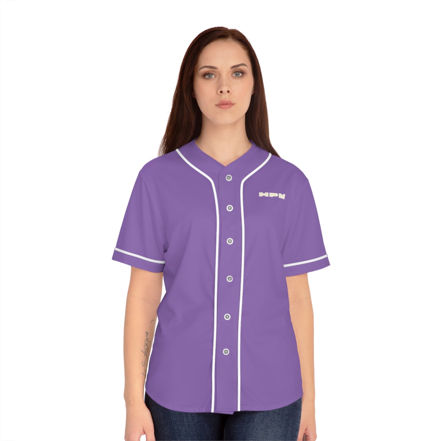 HPM Wome's Baseball Jersey (AOP)