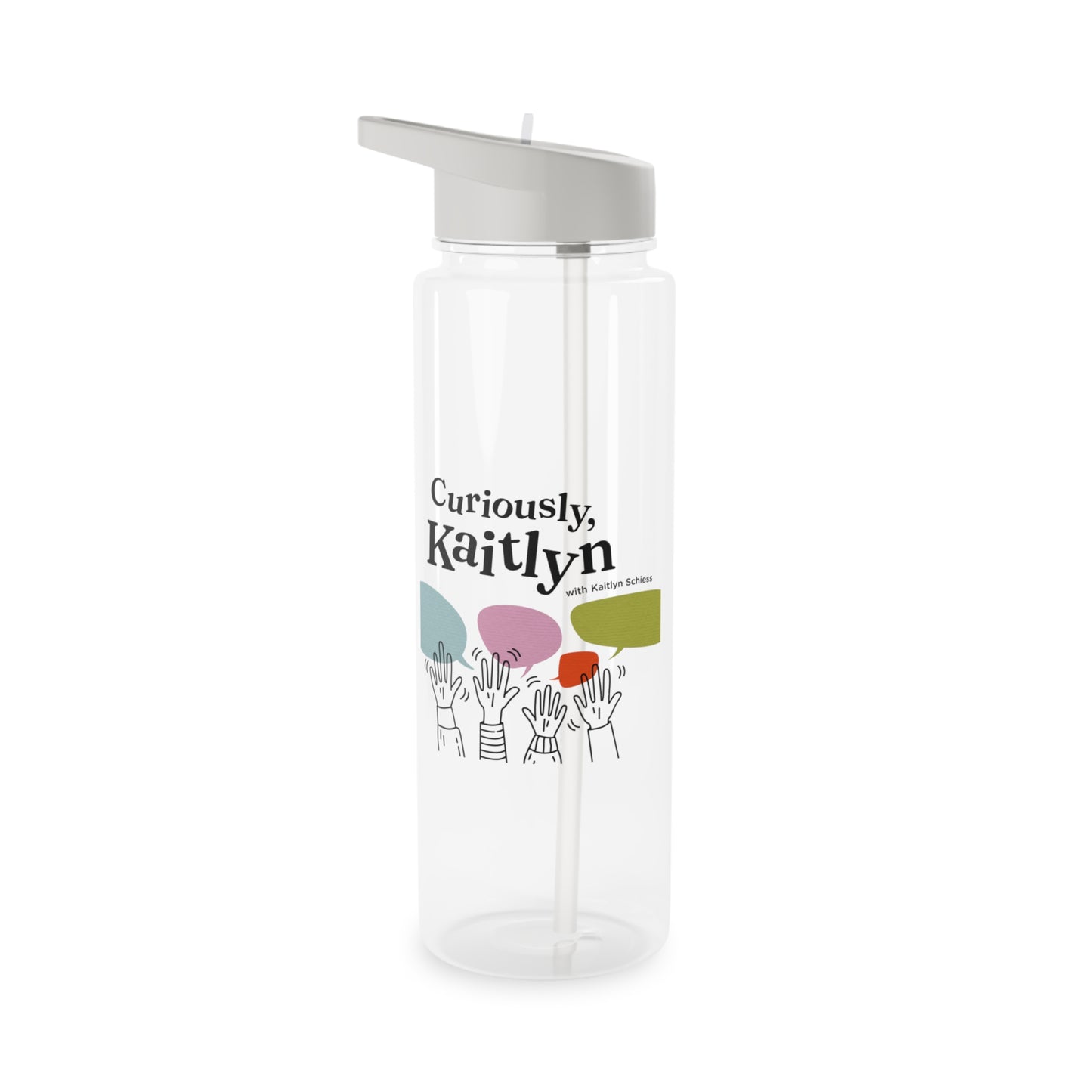 Curiously Kaitlyn Tritan Water Bottle
