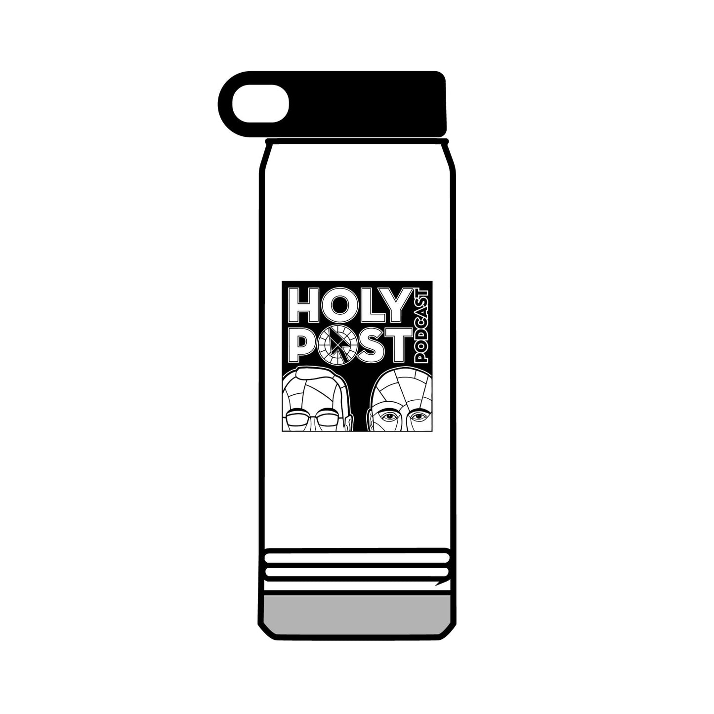 Holy Post Media Water Bottle, 32oz