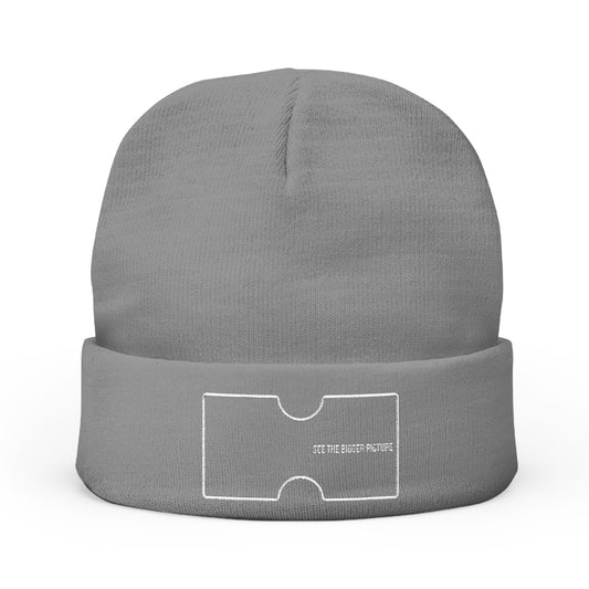 See the Bigger Picture Knit Beanie (Embroidery)
